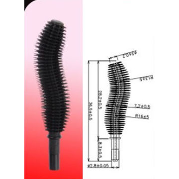 2015 Favorable Silicona doblada cepillo de rimel